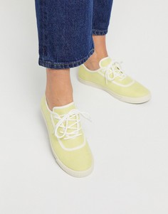 Желтые кроссовки на шнуровке TOMS-Желтый