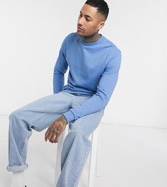 Синий свитшот ASOS DESIGN Tall