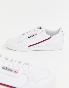 Белые кроссовки adidas Originals Continental 80-Белый