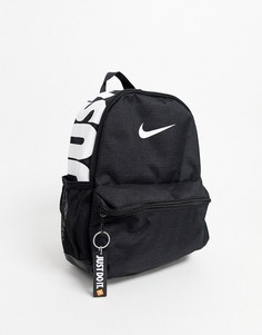 Черный рюкзак с надписью "just do it" Nike