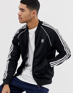 Черная спортивная куртка adidas Originals Authentic Superstar-Черный