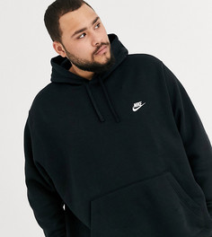 Худи черного цвета Nike Club Plus-Черный
