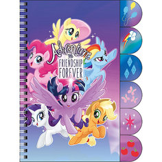 Ноутбук My Little Pony с цветными разделителями 60л Академия групп