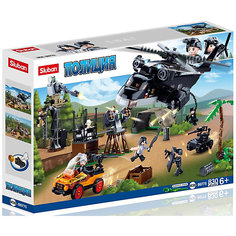 Конструктор Sluban Полиция "Атака с воздуха", 830 деталей