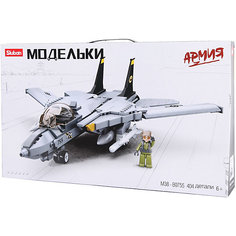 Конструктор Sluban Армия "Истребитель F14", 404 детали