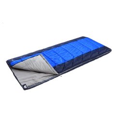 Спальный мешок TREK PLANET Lugano синий с левой стороны