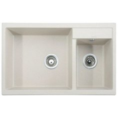 Врезная кухонная мойка 80 см KAISER KG2M-8050 KG2M-8050-SB sand beige