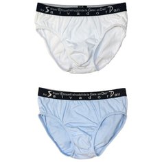 Трусы Salvador Dali 2 шт., размер 104, голубой/белый