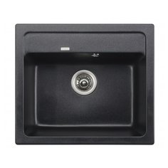Врезная кухонная мойка 57 см KAISER KGM-5750 KGM-5750-BP black pearl