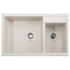 Врезная кухонная мойка 80 см KAISER KG2M-8050 KG2M-8050-S sand