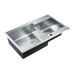 Врезная кухонная мойка 86 см KAISER KT2M-8650 хром