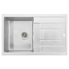 Врезная кухонная мойка 78 см KAISER KGM-7850 KGM-7850-W white