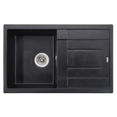 Врезная кухонная мойка 78 см KAISER KGM-7850 KGM-7850-BP black pearl