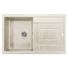 Врезная кухонная мойка 78 см KAISER KGM-7850 KGM-7850-SB sand beige