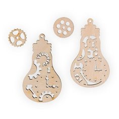 Mr. Carving Набор заготовок для декорирования Лампочки ВД-523 бежевый