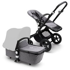 Универсальная коляска Bugaboo Cameleon 3 Plus base (2 в 1 ) (без капюшона) Black/ grey melange, цвет шасси: черный