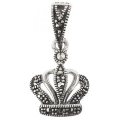 МАРКАЗИТ Подвеска с марказитами из серебра HP926