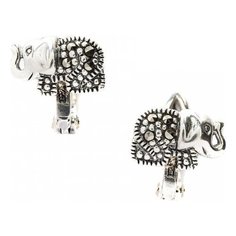 МАРКАЗИТ Серьги с марказитами из серебра HE238