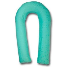 Подушка Body Pillow для беременных U холлофайбер, с наволочкой из микрофибры мятный
