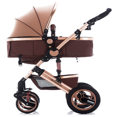 Коляска-трансформер Zhilemei 588 кофейный