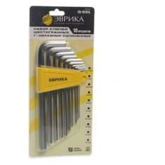 Набор имбусовых ключей Эврика (10 предм.) ER-15101L
