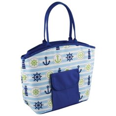 ECOS Термосумка пляжная CB-56 синий/голубой 20 л