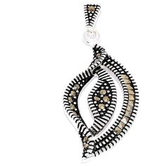 Silver WINGS Подвеска с марказитами из серебра 33qsotf00071-19