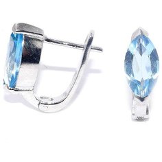 Silver WINGS Серьги с топазами из серебра 220092-32-176