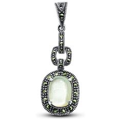 Silver WINGS Подвеска с перламутром и марказитами из серебра 230022a-39-246