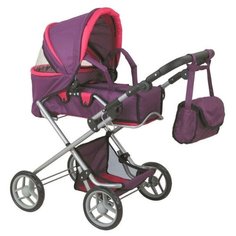 Коляска-трансформер Buggy Boom Infinia (8456) розовый/фиолетовый