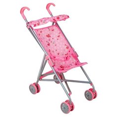 Прогулочная коляска Buggy Boom Mixy 8004 светло-розовый/сердечки