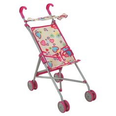 Прогулочная коляска Buggy Boom Mixy 8003 белый/сердечки