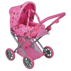 Коляска-трансформер Buggy Boom Infinia (8450) светло-розовый/сердечки