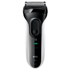Электробритва Braun 3040s Series 3 ProSkin + гель Gillette + чехол белый/черный
