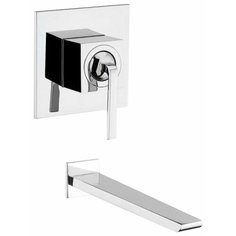Смеситель для ванны с душем Webert Wolo WO830607 chrome однорычажный хром