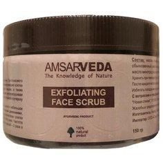 Amsarveda скраб для лица с маслом авокадо и овсом 150 г