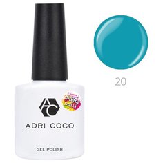 Гель-лак ADRI COCO Pretty dolly, 8 мл, оттенок 20 темно-бирюзовый
