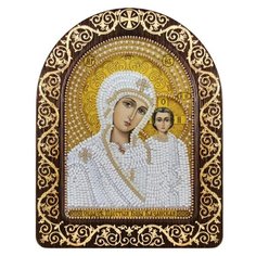NOVA SLOBODА Набор для вышивания бисером Богородица Казанская 13,5 x 17 см (СН5002)