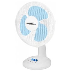 Настольный вентилятор Scarlett SC-DF111S07 белый