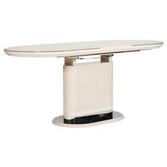 Стол TetChair ERFURT DT0705, раскладной, ДхШ: 140 х 80 см, длина в разложенном виде: 180 см, слоновая кость