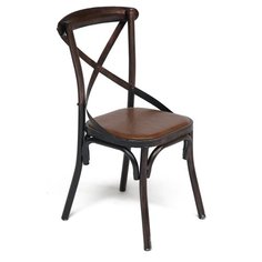 Стул Secret de Maison Tolix-Eames Cross (017) металл/искусственная кожа коричневый 4 шт.