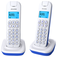 Радиотелефон Alcatel E132 Duo белый