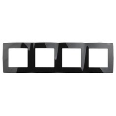 Рамка 4п ЭРА 12-5004-06, черный ERA