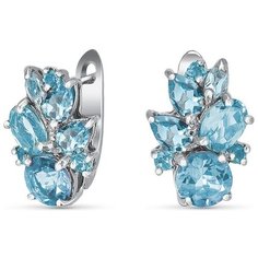 Silver WINGS Серьги с топазами из серебра 22ke5915-90