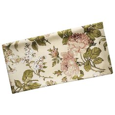 Простыня Сказка Прохоровская роза 150 x 215 см бежевый/зеленый