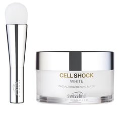Swiss Line маска Cell Shock White осветляющая освежающая, 50 мл