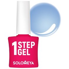 Гель-лак 3 в 1 Solomeya One Step Gel, 5 мл, оттенок Туман 28