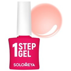 Гель-лак 3 в 1 Solomeya One Step Gel, 5 мл, оттенок Дыня 25