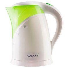Чайник Galaxy GL0208, белый/зеленый