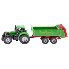 Трактор Siku Deutz с прицепом (1673) 1:55 зеленый